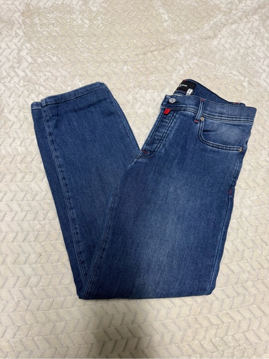 Kiton Denim - Kiton Denim Jeans in Medium Blue with Red Accents